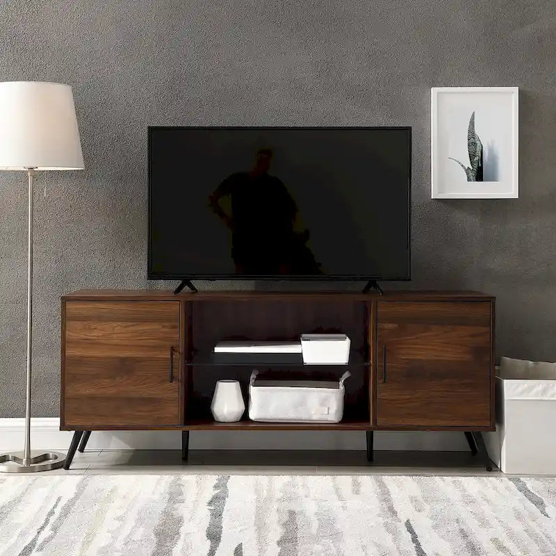 Middlebrook 60 - inch Mid - Century Modern 2 - Door TV Stand