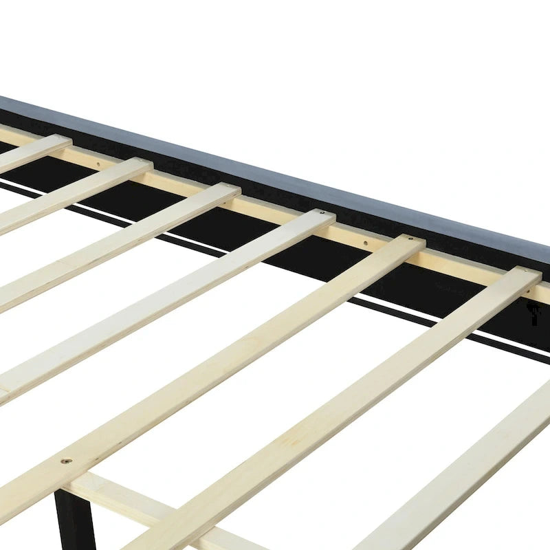 Lit plateforme rembourré Queen size