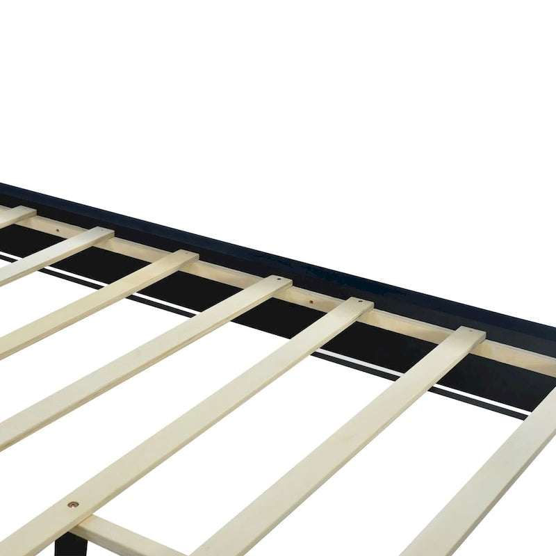 Lit plateforme rembourré Queen size