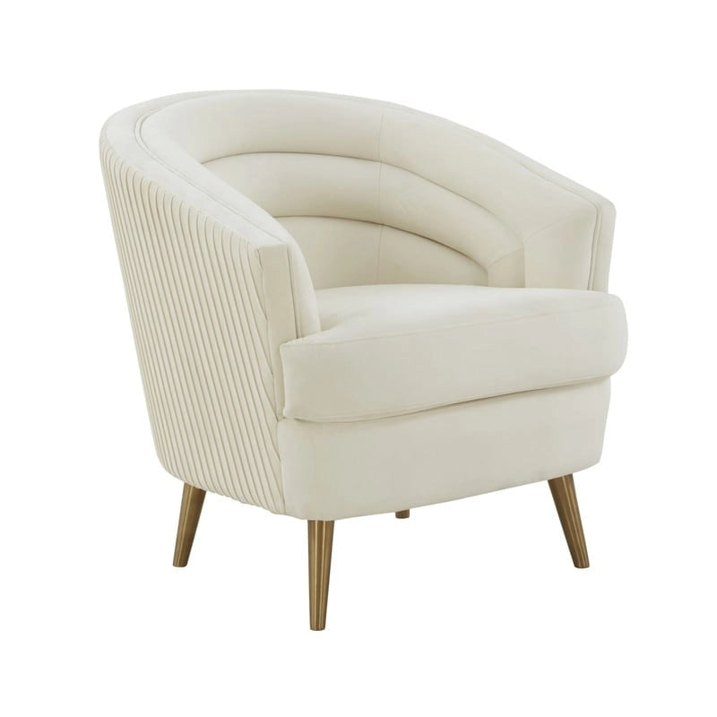 Velvet Accent Chair Inspire Me Home Decor - 29W x 32.6D x 31H