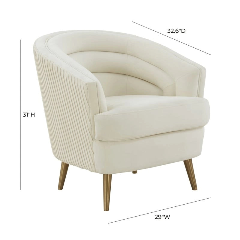 Fauteuil en velours