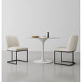 Chaises de salle à manger en cuir artificiel (lot de deux)