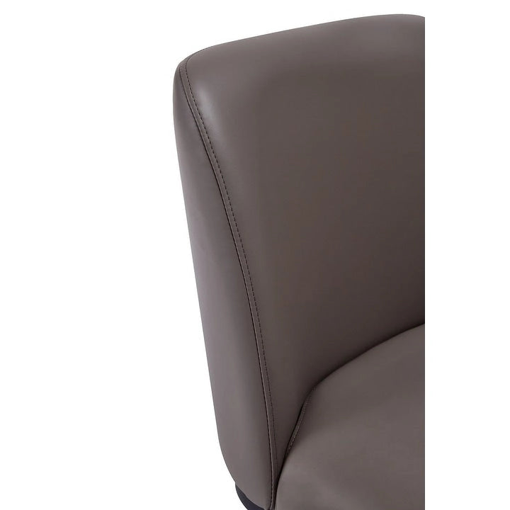 Chaises de salle à manger en cuir artificiel (lot de deux)