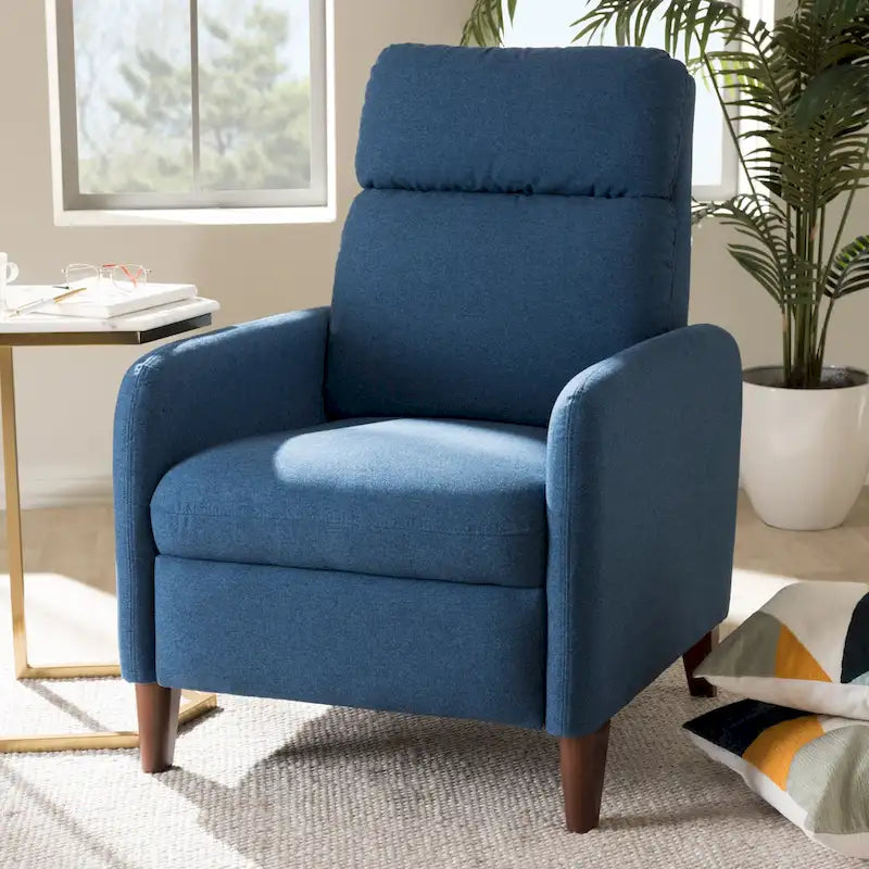 Fauteuil inclinable en tissu de style médiéval