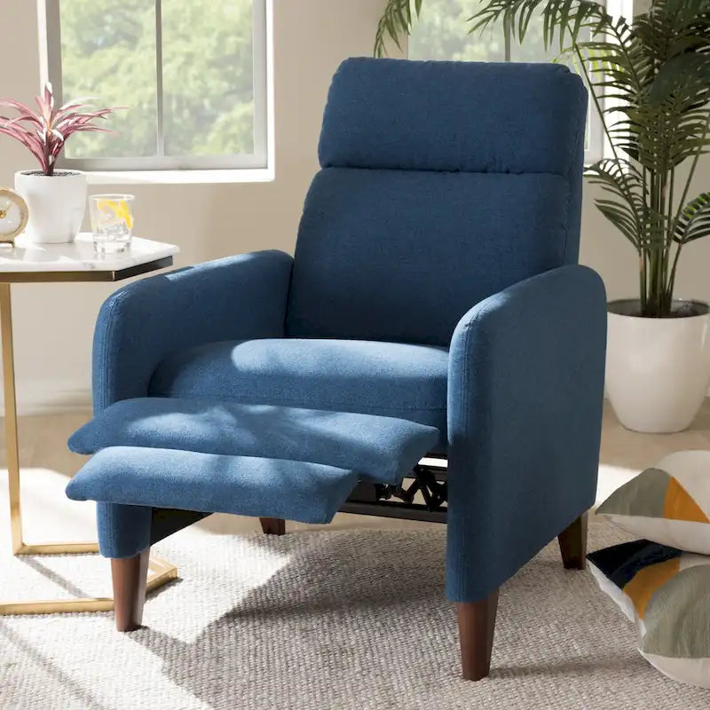 Fauteuil inclinable en tissu de style médiéval