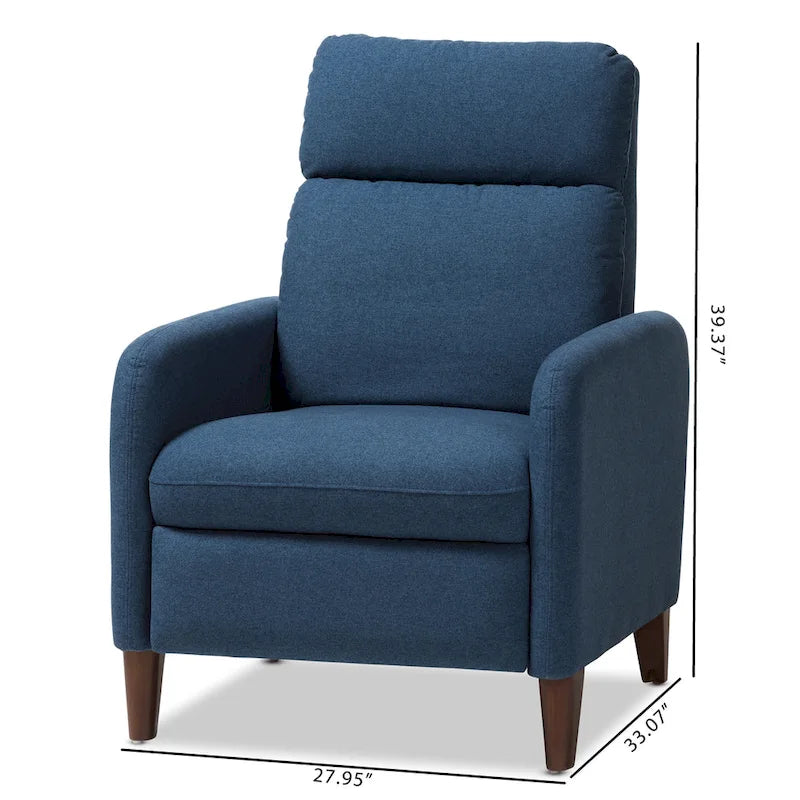 Fauteuil inclinable en tissu de style médiéval
