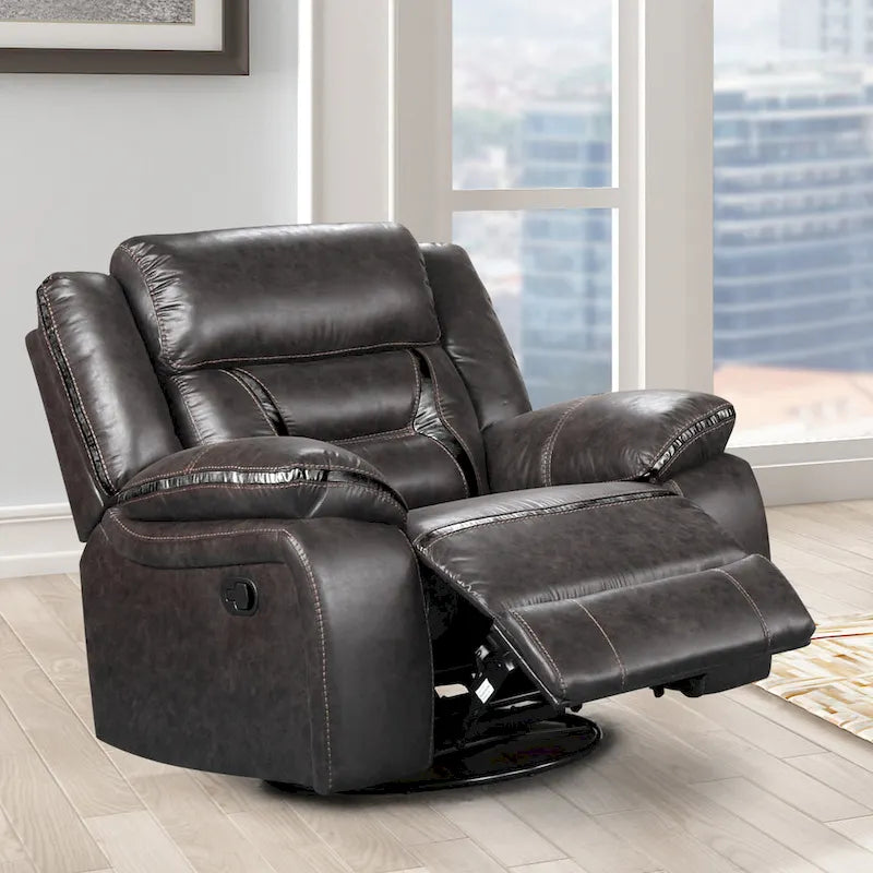 Fauteuil inclinable manuel, Châtaigne foncée