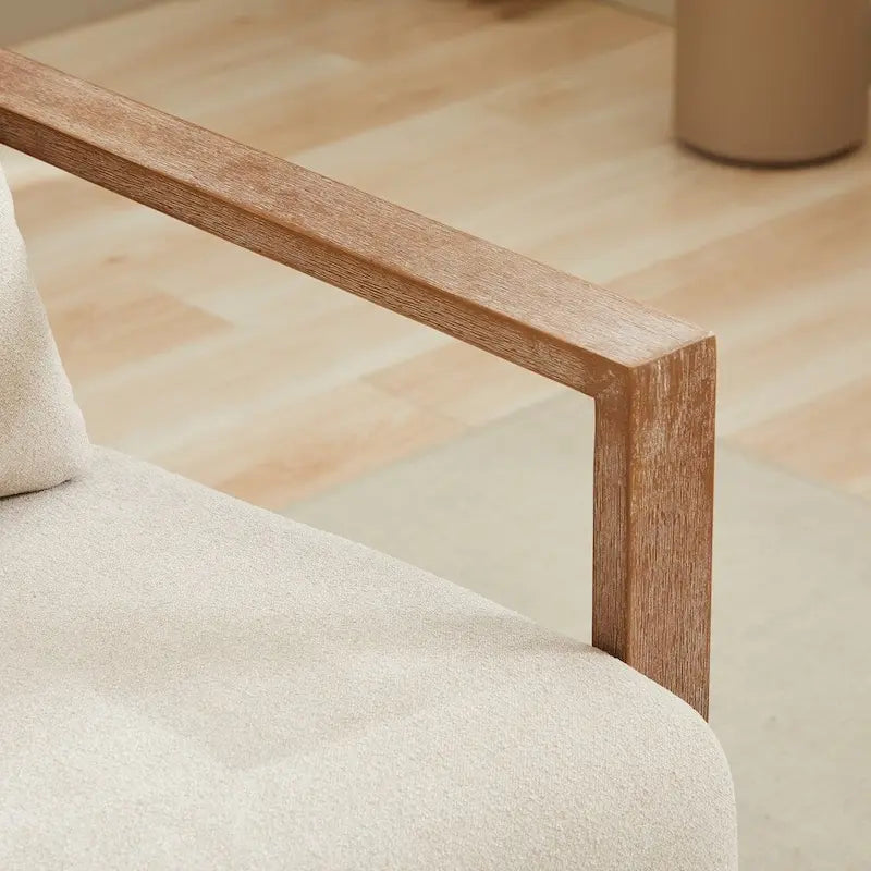 Fauteuil de salon pivotant moderne et rembourré