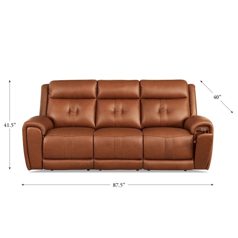 Fauteuil inclinable électrique zéro gravité et canapé en cuir véritable de première qualité avec appuie-tête