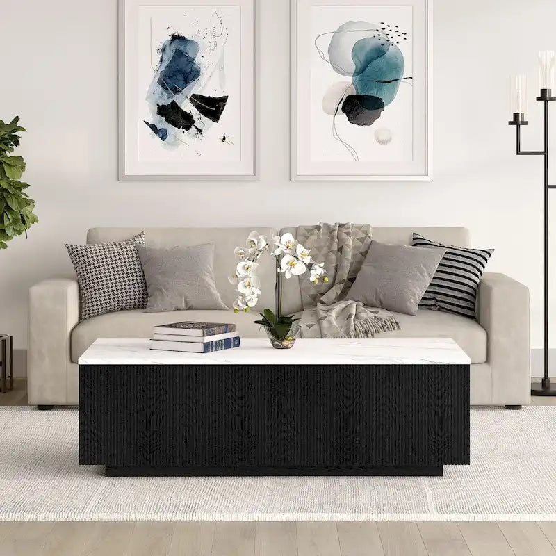 Table basse rectangulaire