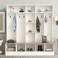 Porte-manteau, banc de rangement