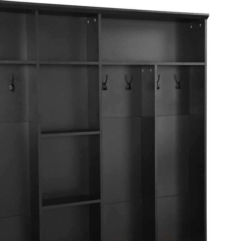 Porte-manteau, banc de rangement