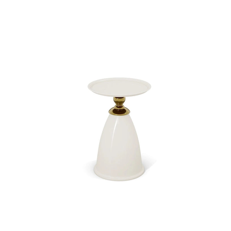 Table d'appoint ronde minimaliste pour petit espace