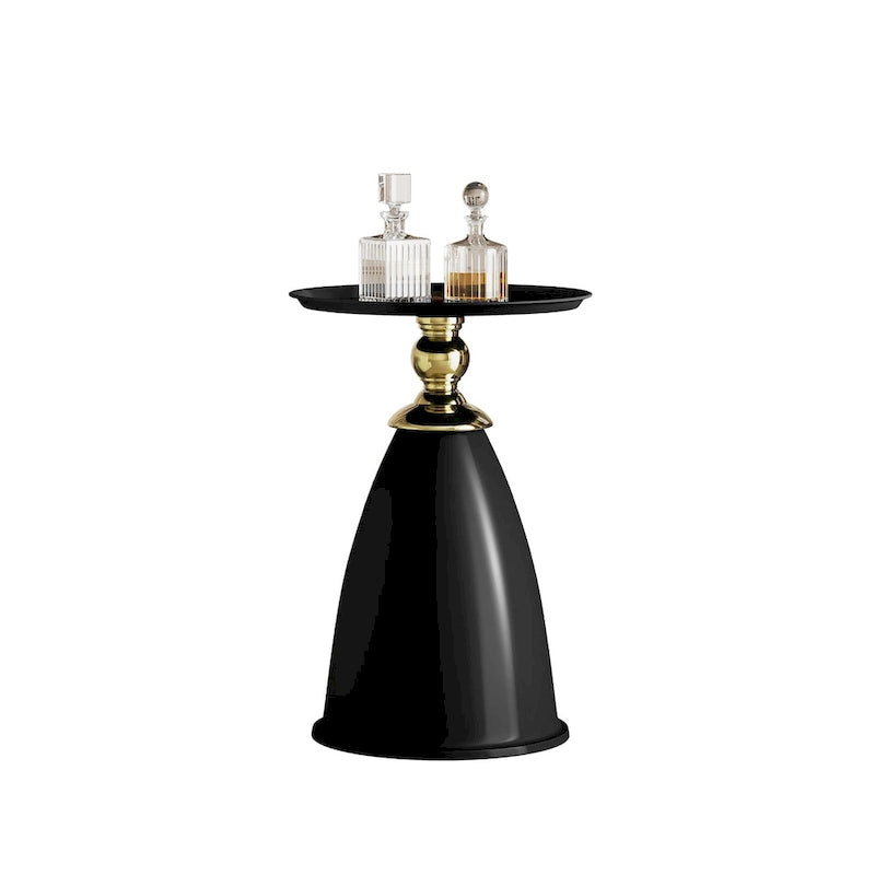 Table d'appoint ronde minimaliste pour petit espace
